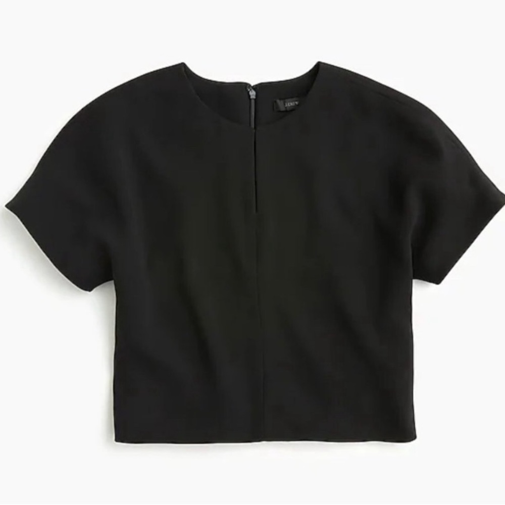 Like New J.Crew Cropped Black Top size 20